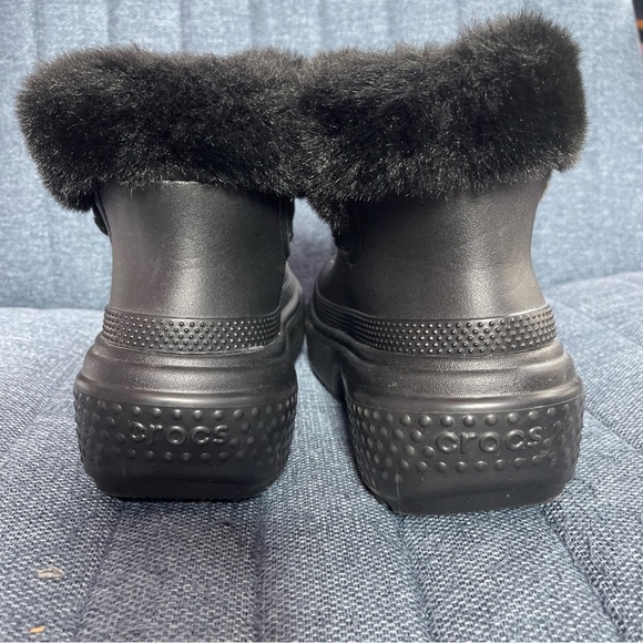 Women’s Crocs Stomp Winter Boots Black Size Women’s 7 - Picture 5 of 8